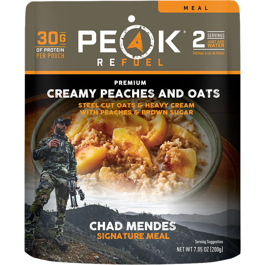 Peak Refuel Creamy Peaches and Oats – 2 Servings