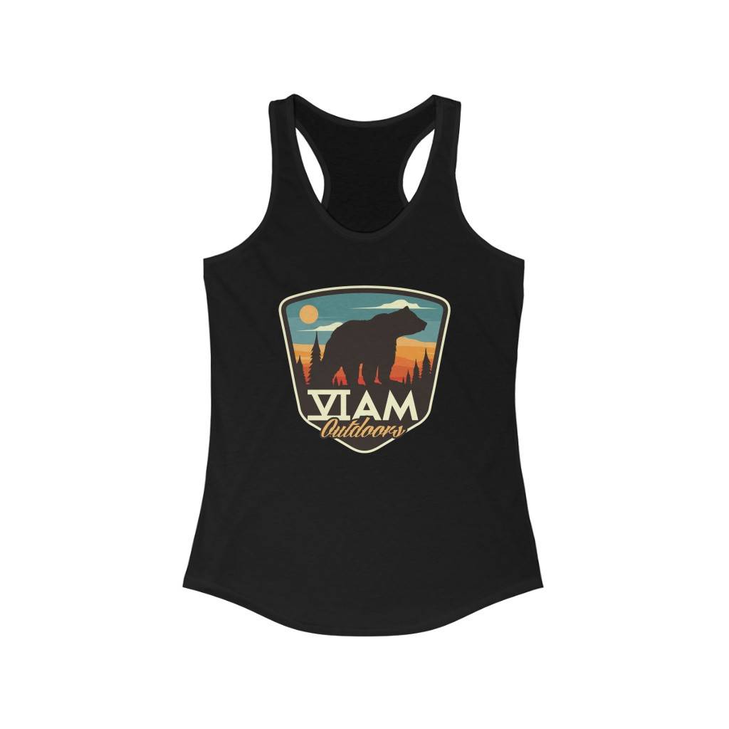 Bear Emblem Women’s Ideal Racerback Tank