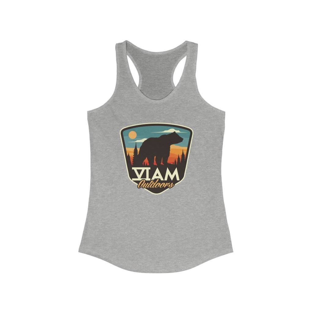 Bear Emblem Women’s Ideal Racerback Tank